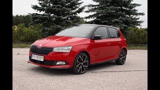 Skoda Fabia Monte Carlo 2019  test prezentacja pierwsza jazda  motomaniacytv [upl. by Okimuy]