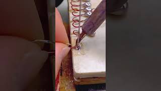 Stainless steel fishhook tin handle making process [upl. by Atwahs]