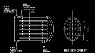 DESIGN OF HEAT EXCHANGER Diesel Hydro desulphurisation [upl. by Derriey]