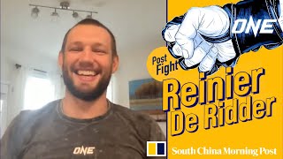 Reinier de Ridder talks quotvery specialquot training session with Aung La N Sang  SCMP MMA [upl. by Lewej]