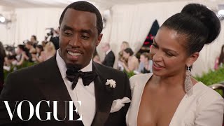 Diddy and Cassie at the Met Gala 2015  China Through the Looking Glass [upl. by Dorsman]