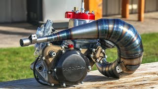 Incredible Two Stroke Engine Build [upl. by Melamed853]