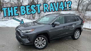 WOW 2022 Toyota RAV4 XLE PREMIUM package review [upl. by Peednama]