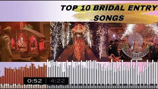 TOP 10 TRENDING SONGS FOR BRIDAL ENTRY  LATEST HIT LIST  EventsWedo [upl. by Eenolem572]