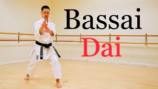 Kata Bassai Dai Full Tutorial [upl. by Neirod]