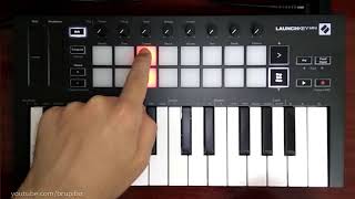 Launchkey Mini MK3 Basics  Overview and Loop Tutorial on Ableton Live Lite 10 [upl. by Creight]