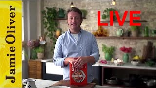 Jamie Oliver was Live at Lunch  5 Ingredients Mediterranean [upl. by Brinna828]