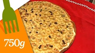 Tarte fine à la banane  750g [upl. by Jarin888]