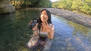 ASMR in the River💦 wet water sounds  more [upl. by Nrubloc]