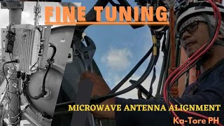 How to do Fine Tuning in Microwave Antenna  Fine Tuning VS FULL PANNING  Work Vlog  KaTore PH [upl. by Annoik]