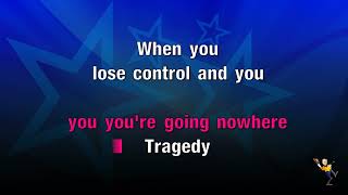 Tragedy  Steps KARAOKE [upl. by Nosredna]