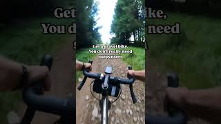 How it feels riding a gravel bike😅 cycling cyclist gravelbike [upl. by Eelram502]