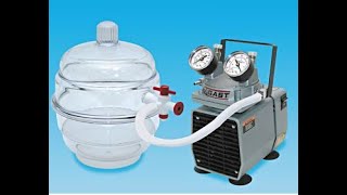 Vacuum Desiccators How to use Working Vacuum Desiccator with Vacuum Pump [upl. by Lanti]