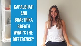 Whats the difference between Kapalbhati and Bhastrika breath How to practise both [upl. by Akilaz]