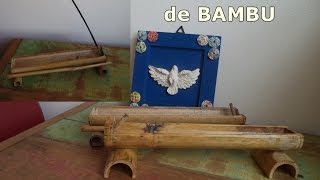 Diy  Momento Esotérico  Porta Incenso de Bambu Simples  Faça você mesmo  Graça Tristão [upl. by Luhey]