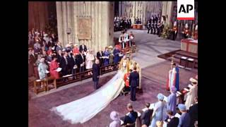 THE ROYAL WEDDING  COLOUR  NO SOUND [upl. by Ical754]