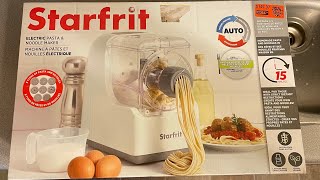 Starfrit Electric PastaNoodle Maker Full DemoReview [upl. by Mokas877]