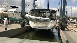 Beneteau 473 Haul Out SV Seabbatical [upl. by Atnoek]