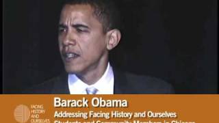 Barack Obama Speaks to Facing History Students [upl. by Jacinda949]