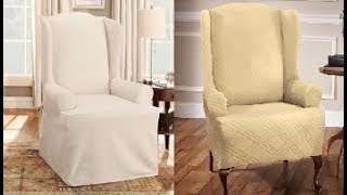 Slipcover For Wingback Chair [upl. by Ydne]