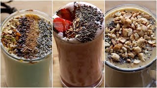 Healthy Smoothie Recipes For Weight Loss  Vegan No Milk  Oats Breakfast SmoothiesSkinny Recipes [upl. by Anohsal847]