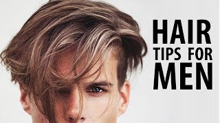 HEALTHY HAIR TIPS FOR MEN  HOW TO HAVE HEALTHY HAIR  Mens Hair Care [upl. by Yziar227]