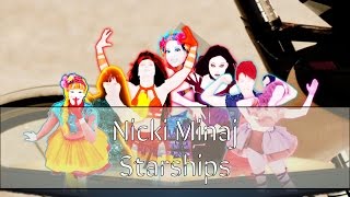 Just Dance Nicki Minaj  Starships Mashup [upl. by Atterg98]