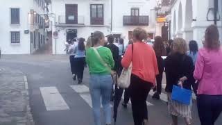 Grazalema village  Traditional Spanish marching band early Sunday morning 8 Sept2024 0821 [upl. by Nezah]