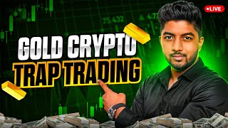 18 Oct  Live Market Analysis for Gold and Crypto  Trap Trading Live [upl. by Dolf]