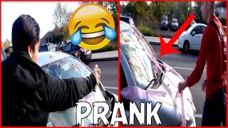 ON A TAGUÉ SUR SA VOITURE  ÉPIC RÉACTION PRANK [upl. by Belicia706]