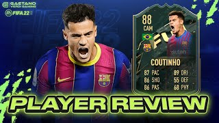 COUTINHO 88  Lohnt sich die SBC  FIFA 22 Player Review [upl. by Oderfigis628]