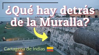 ¿Qué hay detrás de la MURALLA en Cartagena de Indias Turismo Travel Colombia [upl. by Yliab977]