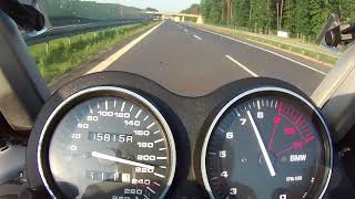 BMW K1200RS TOP SPEED [upl. by Geiger]