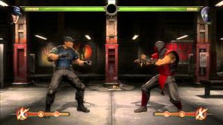 Mortal Kombat 9  Stryker Combo Compilation [upl. by Naic]