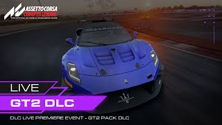 LIVE l Assetto Corsa Competizione l GT2 DLC Premiere Event [upl. by Sall436]