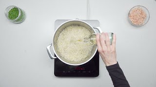 Risotto aux crevettes nordiques et aux petits pois  Ricardo Cuisine [upl. by Buckler379]