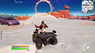 Jump through Flaming Rings In A Vehicle Location  Fortnite Chapter 3 [upl. by Yelik]