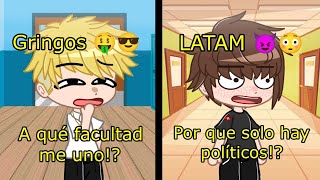 Universidades gringas 🤑😎 VS Universidades de LATAM 😈😳 [upl. by Ishmul]