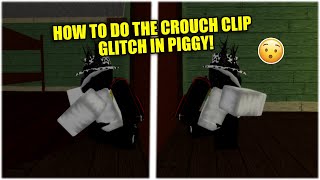 HOW TO DO THE CROUCH CLIP GLITCH IN PIGGY  ROBLOX [upl. by Chelsea]