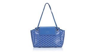 Goyard Goyardine Rouette PM Sky Blue [upl. by Atteuqnas202]