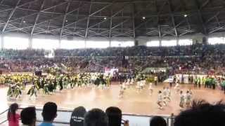 quotCentral Bicol State University of AgriculturePiliquot 2014 Regional Band amp Majorette Competition [upl. by Lucania81]