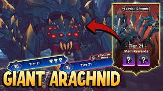 Giant Arachnid Encore Mission with Shadow Bigrock 「Proof of the Strong Lv0」 Solo Leveling ARISE [upl. by Kauffmann]