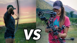 Compound Bow vs Traditional Bow Which is Better for YOU [upl. by Lorie229]