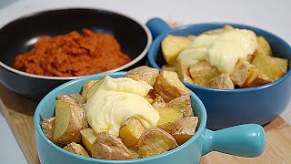 Patatas Bravas VERY Popular SPANISH Dish [upl. by Pine]