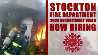 Stockton Fire Department 2024 Recruitment Video • Now Hiring [upl. by Alliuqaj]