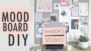 How To Make A Moodboard  Productivity  Organization [upl. by Einra]