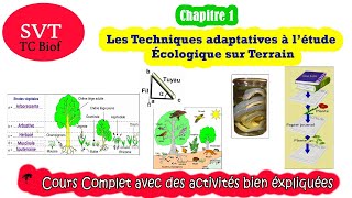 TC SVT  Chapitre 1 Les Techniques adaptatives à l’étude Écologique sur Terrain  cours amp activités [upl. by Wayne]