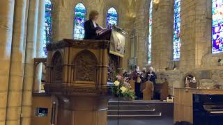 Sunday Worship Dornoch Cathedral Rev Carol Anne Porter [upl. by Wack]