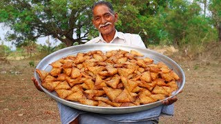 Samosa Recipe  Onion Samosa Recipe  Famous Indian Street Food By Our Grandpa [upl. by Munniks]