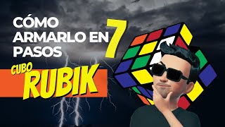 Cómo resolver el Cubo de Rubik 3x3  7 pasos fáciles [upl. by Simara361]